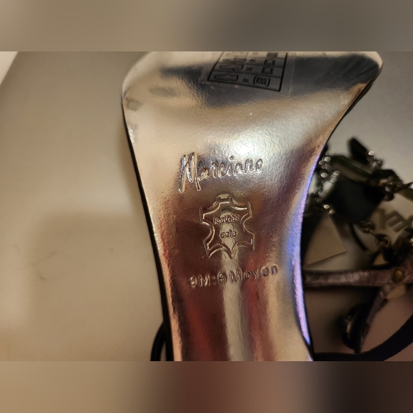 Marciano black strappy  heels - Picture 5 of 7